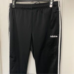 Adidas | Mens Large Black / White Joggers